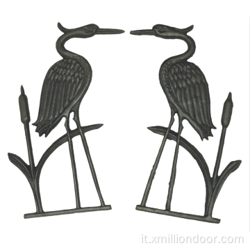 Animali decorativi in ​​metallo in ferro battuto
